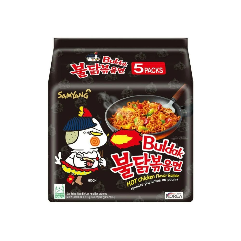 SAMYANG HOT CHICKEN RAMEN 5*140G_0