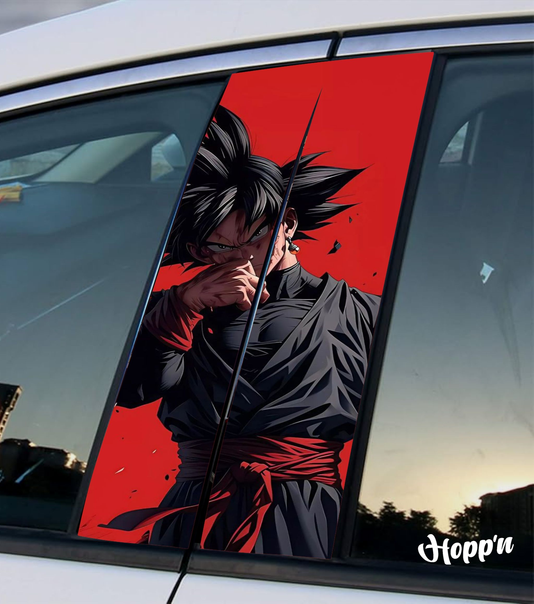 Goku- Black B Pillar Sticker_0