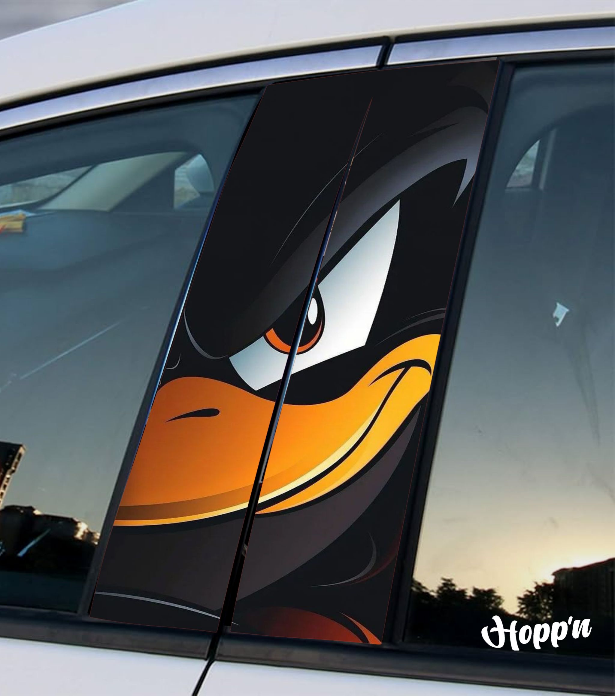 Daffy- Duck B Pillar Sticker _0