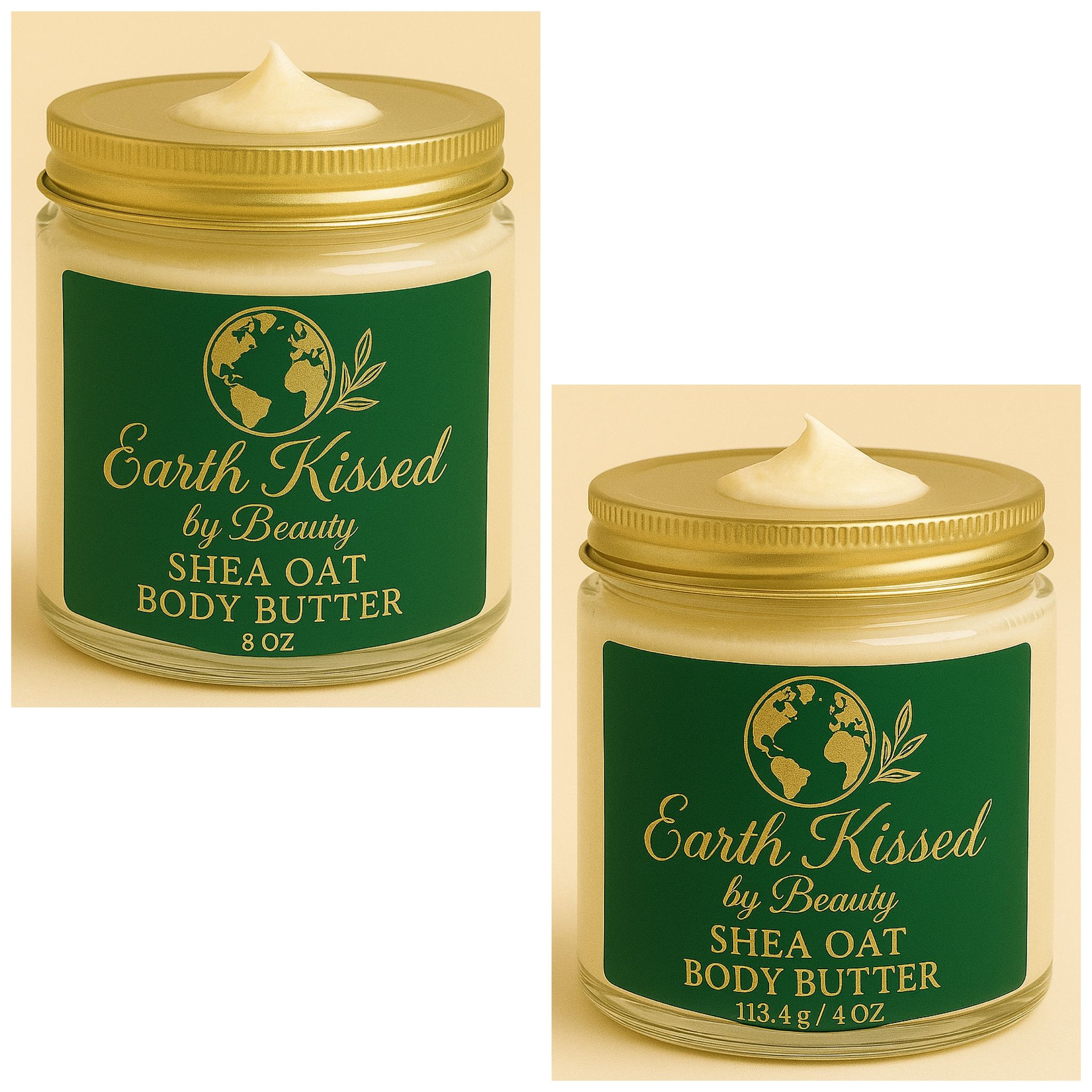 Earth Kissed By Beauty   Shea Oat Body Butter SB_0