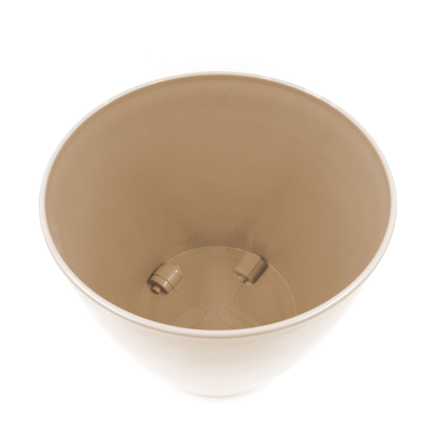 Large Planters with Wheels | 12Inch Planter | Cream_2