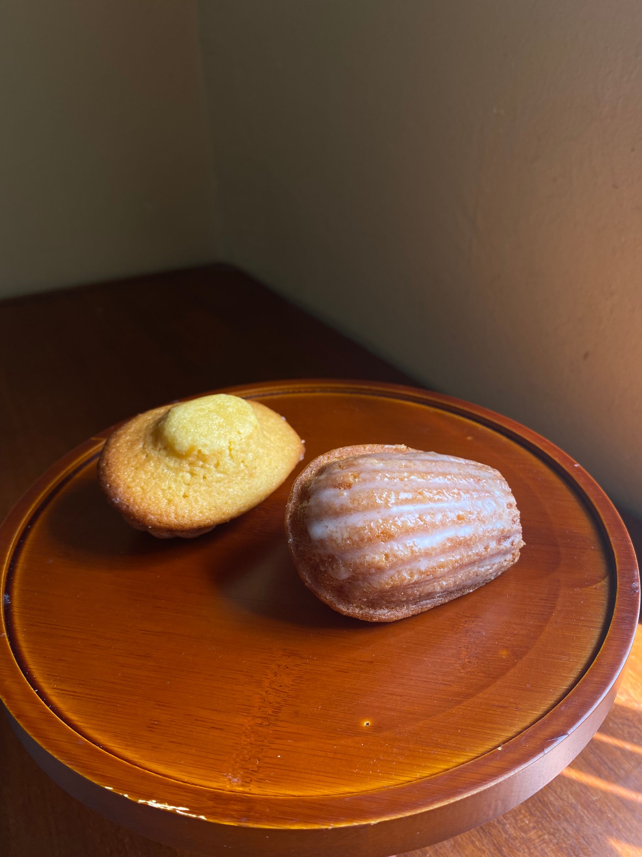 Lemon-Glazed Honey Madeleines _1