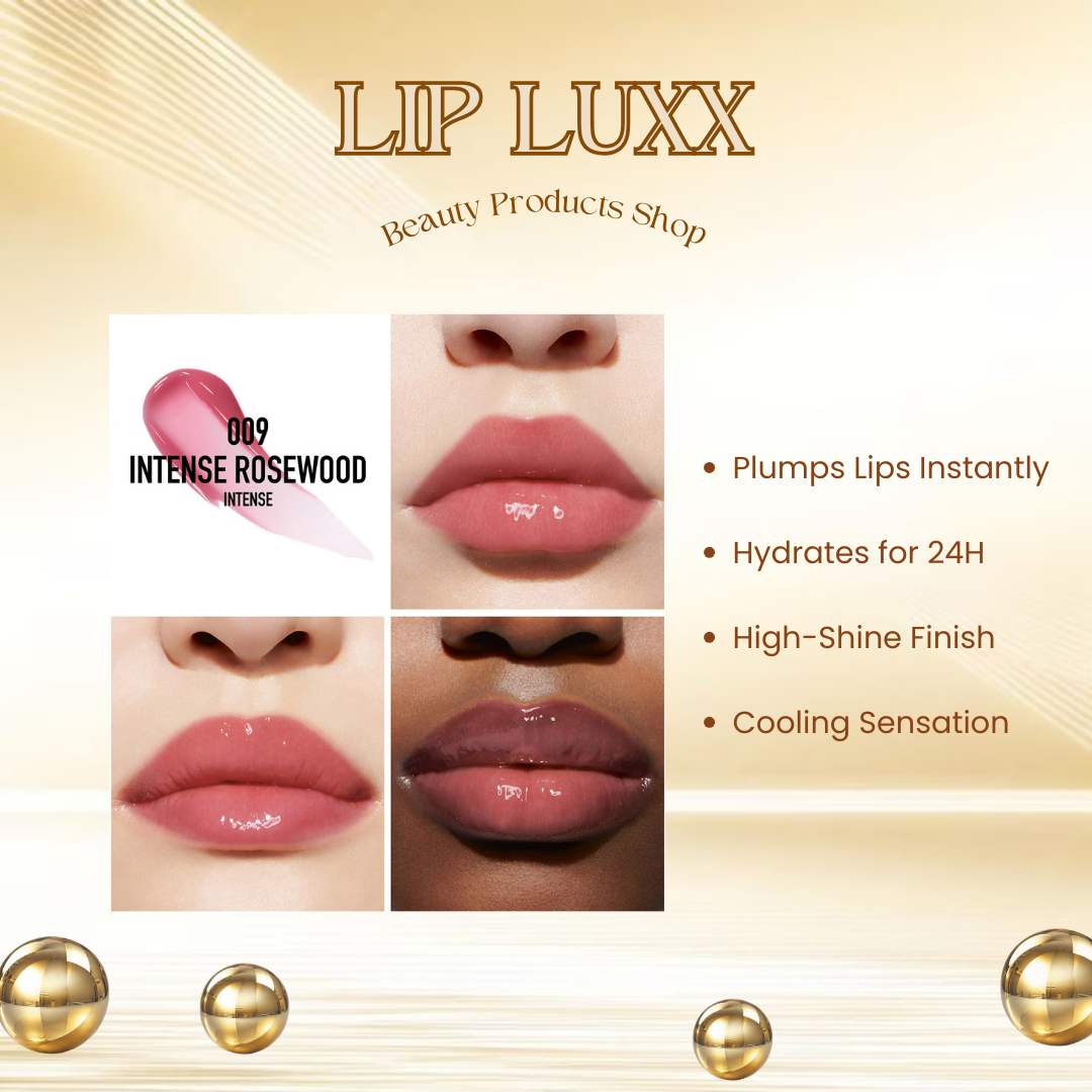 DIOR Addict Lip Maximizer #009 Intense Rosewood Plumping Gloss (NO BOX) 6ml Full Bottle_2