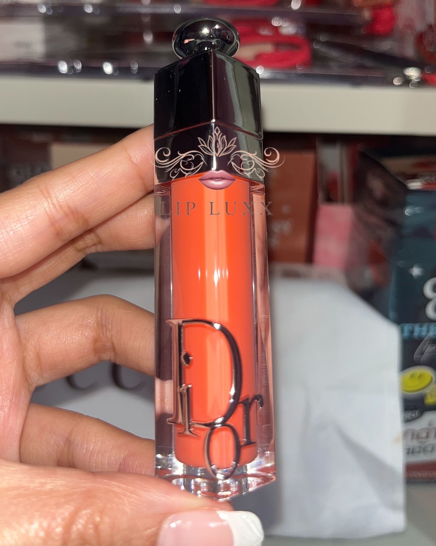 DIOR Addict Lip Maximizer #061 Poppy Coral Plumping Gloss (NO BOX) 6ml Full Bottle_3