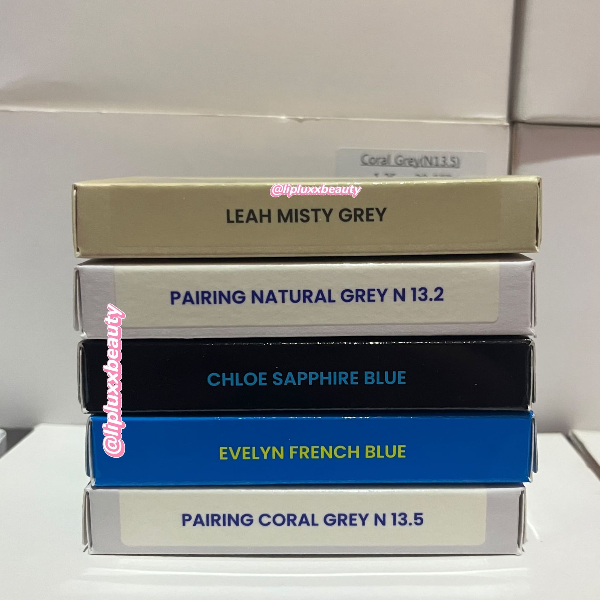 -7.00 LEYER Korea Graded Contact Lenses Leah Misty Grey_6