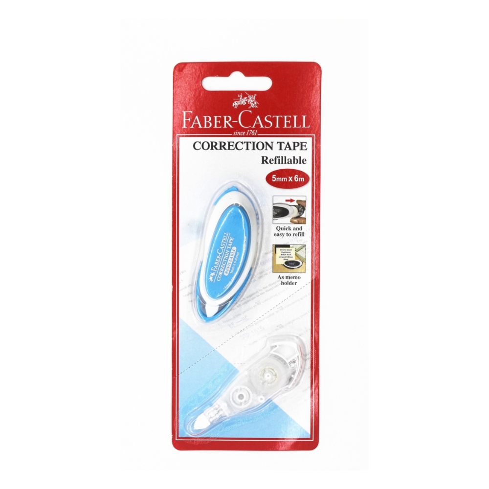 FABER-CASTELL CORRECTION TAPE WITH REF 5MM*6M_0