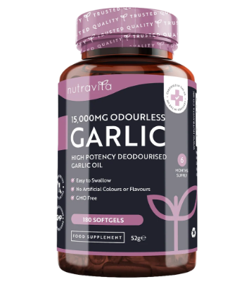 Garlic 180 Soft Gel Capsules_0