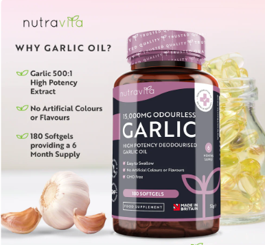 Garlic 180 Soft Gel Capsules_2