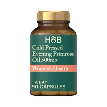 Holland & Barrett Cold Pressed Evening Primrose Oil 500mg 90 Capsules_0