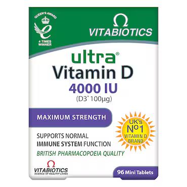Vitabiotics Ultra Vitamin D3 4000IU 96 Tablets_0