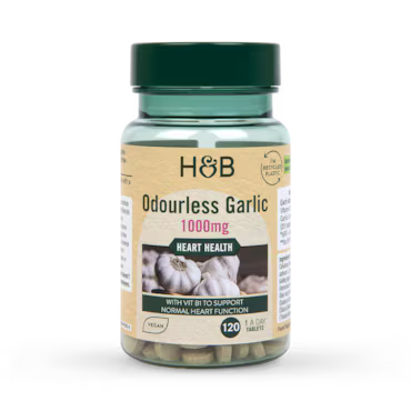 Holland & Barrett Enteric Coated Odourless Garlic 1000mg 120 Tablets_0