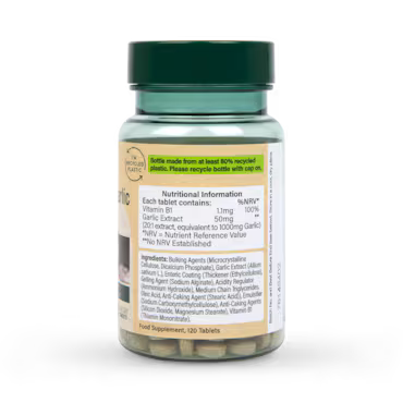 Holland & Barrett Enteric Coated Odourless Garlic 1000mg 120 Tablets_2