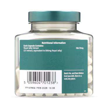 Holland & Barrett High Strength Royal Jelly 500mg 90 Capsules_1