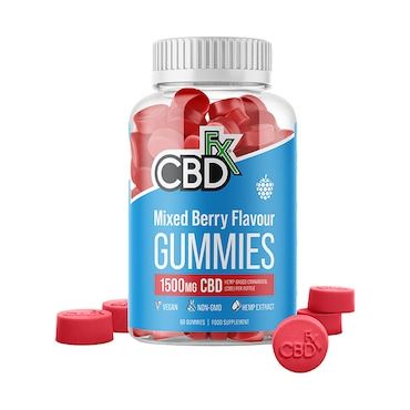 CBDfx Mixed Berry CBD Gummies 1500mg CBD 60 Gummies_0