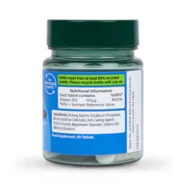Holland & Barrett Vitamin B12 100ug 60 Tablets  4._1