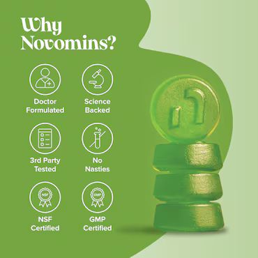 Novomins Apple Cider Vinegar Vitamins 60 Gummies_8