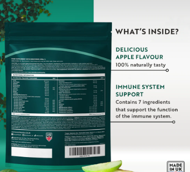 Nutra Greens Blend Powder Complex - Natural Apple_1