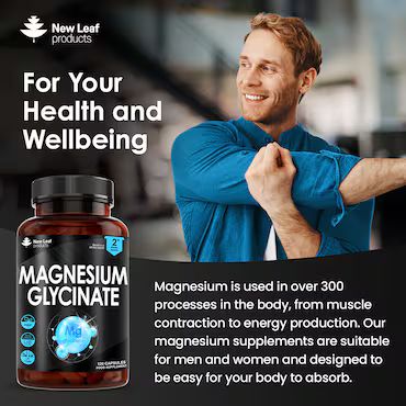 New Leaf Products Magnesium Glycinate 120 Capsules_2