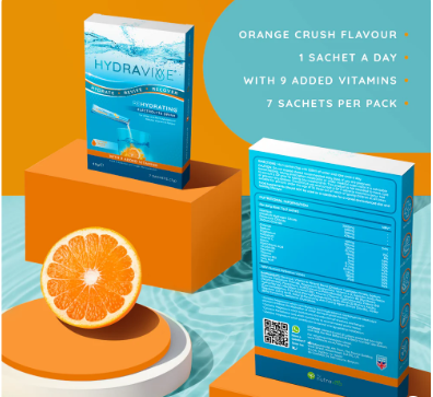 Hydravive Rapid Rehydration Electrolytes Powder - 21 Pack Orange_1