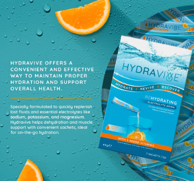 Hydravive Rapid Rehydration Electrolytes Powder - 21 Pack Orange_2