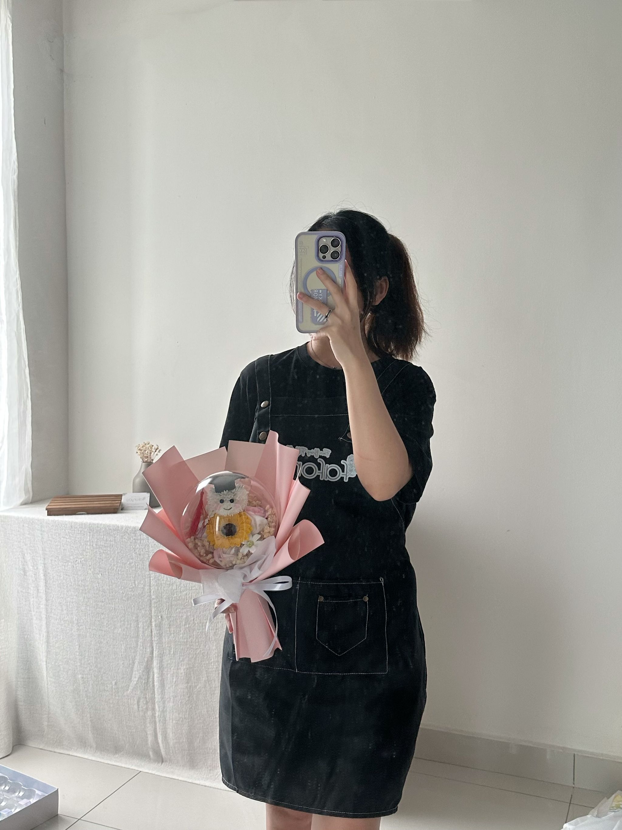 Graduation Ping Pong Small Acrylic Ball Bouquet   _1