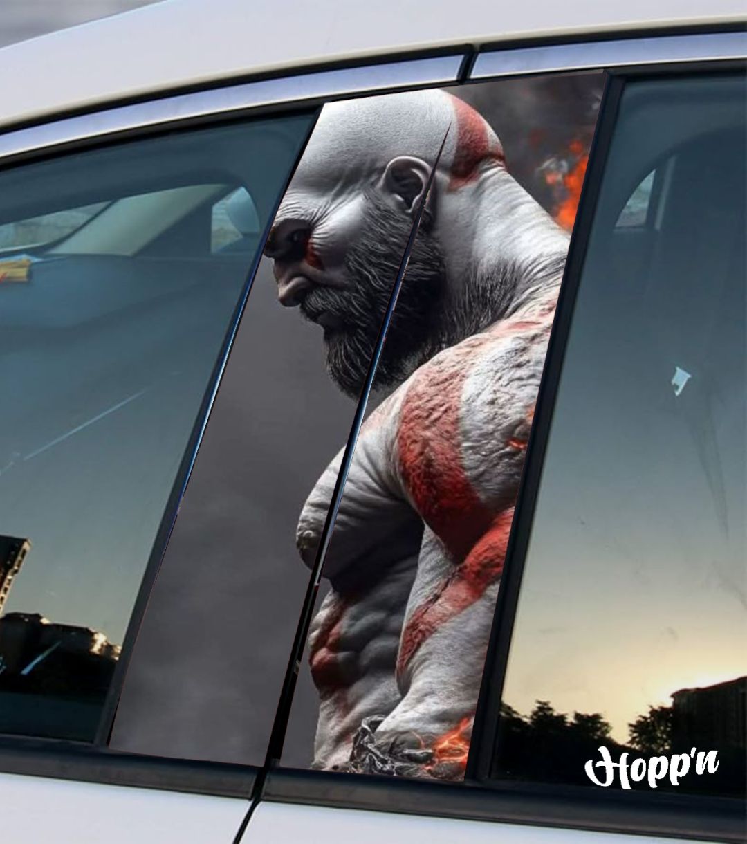 Kratos B Pillar Sticker [2 DESIGNS]_2
