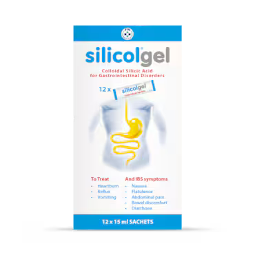 Silicolgel for IBS Symptoms and Gastrointestinal Disorders 12x15ml Sachets_1
