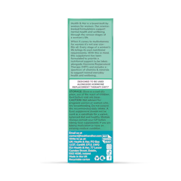 Health & Her HRT Multivitamin Support 60 Tablets  _3