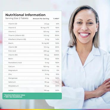 Health & Her HRT Multivitamin Support 60 Tablets  _5