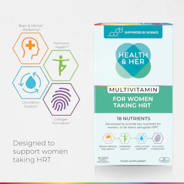 Health & Her HRT Multivitamin Support 60 Tablets  _6
