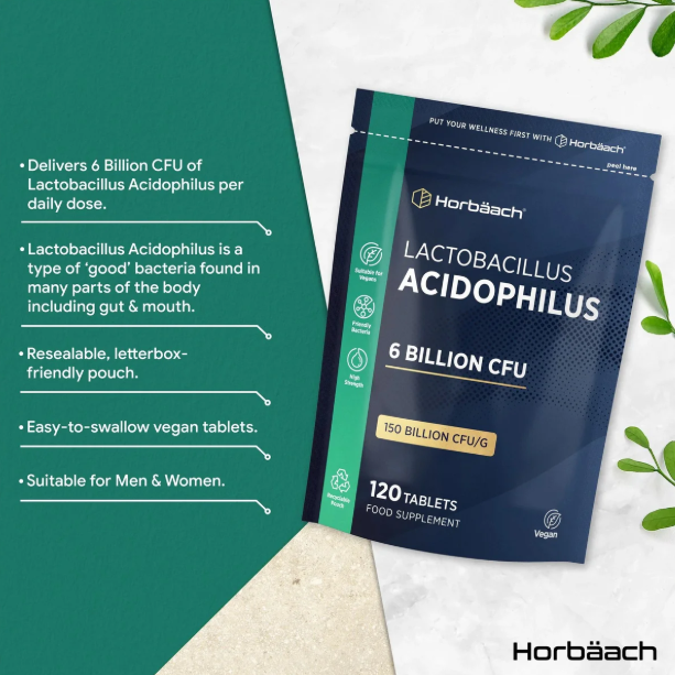 Acidophilus 6 Billion CFU | 120 Tablets_1