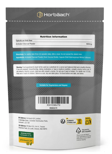 Activated Charcoal 1000 mg | 120 Capsules_1