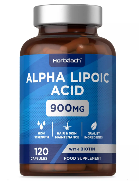 Alpha Lipoic Acid 900 mg with Biotin | 120 Capsules_0