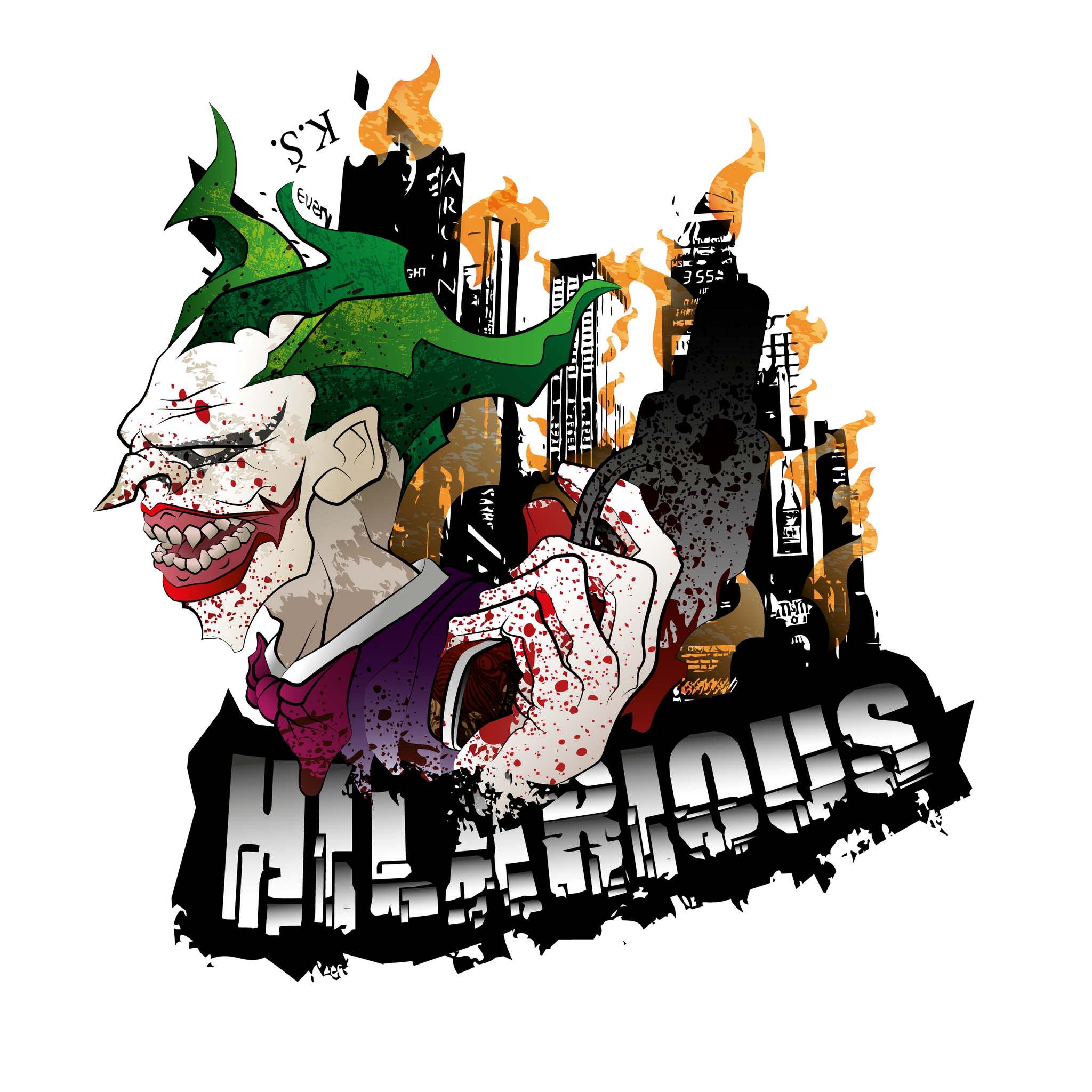 Hilarious Joker Sticker _0