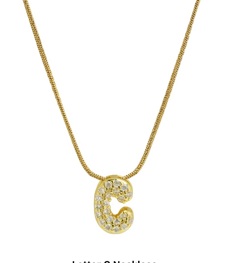 Initial Necklace (Gold)_8