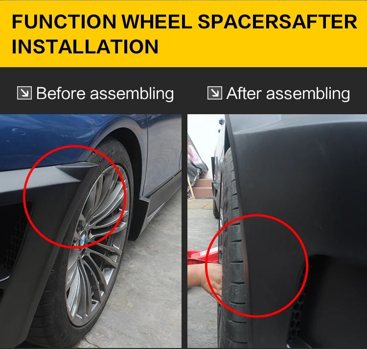 2Pieces 15mm Wheel Spacers PCD 5x100/5x112 CB 57.1mm 5 Lug for VW and Audi Vehicles (10007417)_7