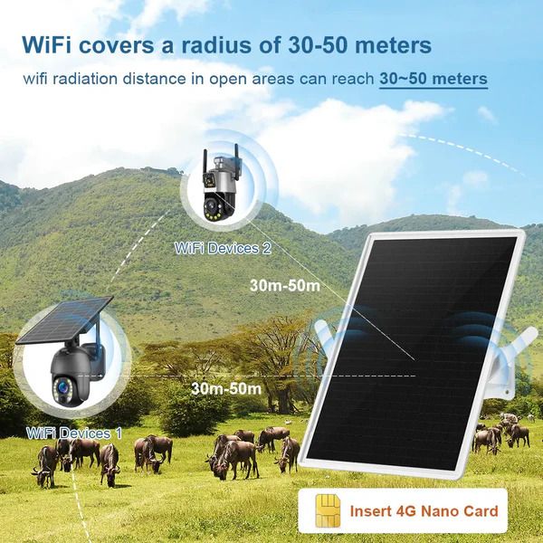 15W Solar Powered 4G LTE Modem Router with SIM Card Slot 30-50M WiFi Range 20000mAh for Camping, Farms, and Outdoors (10007589)_9
