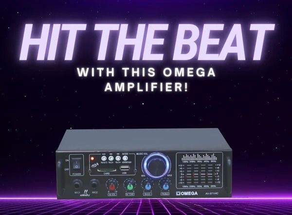 Omega AV-971HC Mini Professional Bluetooth USB SD Card Portable Amplifier (10007590)_2