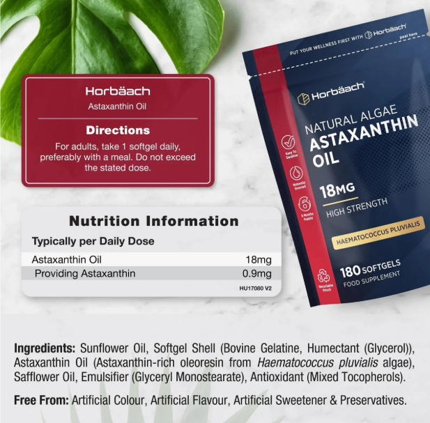 Astaxanthin 18 mg | 180 Softgels_1