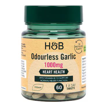 Holland & Barrett Enteric Coated Odourless Garlic 1000mg 60 Tablets_0