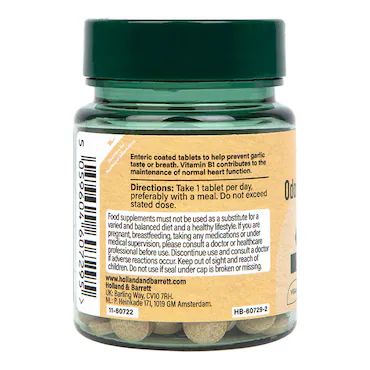 Holland & Barrett Enteric Coated Odourless Garlic 1000mg 60 Tablets_2