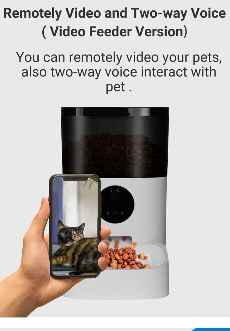 Surrunme Remote Visibility Automatic Intelligent Cat/Dog Smart Food Dispenser_3