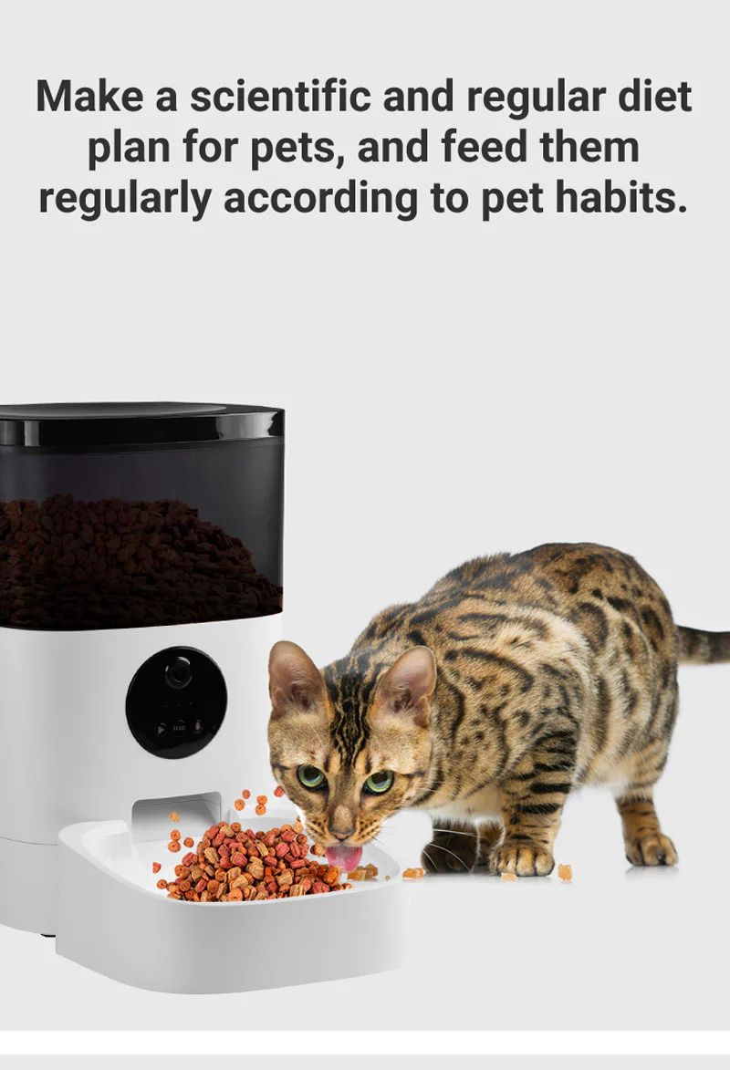 Surrunme Remote Visibility Automatic Intelligent Cat/Dog Smart Food Dispenser_8