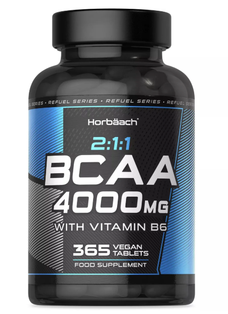 BCAA 4000 mg with Vitamin B6 | 365 Tablets_0