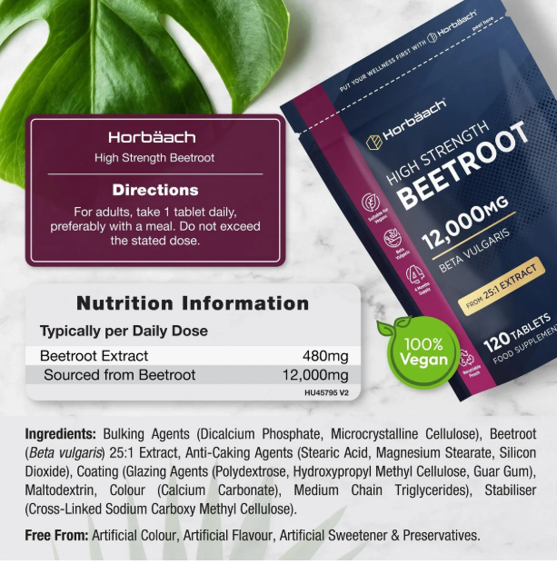 Beetroot 12,000 mg | 120 Tablets_1