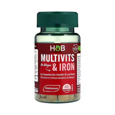 Holland & Barrett Multivitamins & Iron 60 Tablets_0