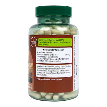 Holland & Barrett Korean Ginseng 180 Capsules_2