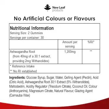 New Leaf Products Ashwagandha 60 Gummies_2
