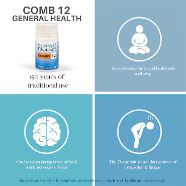 Schuessler Tissue Salts Combination 12 125 Tablets_2