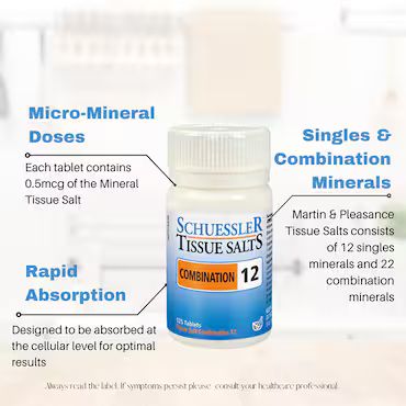 Schuessler Tissue Salts Combination 12 125 Tablets_3